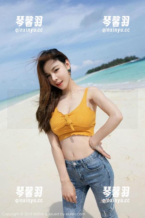 MiStar魅妍社-刘奕宁Lynn MiStar魅妍社 - 看这组图片,刘奕宁Lynn真会挑地方,海边就是个好背景啊,不得不佩服。