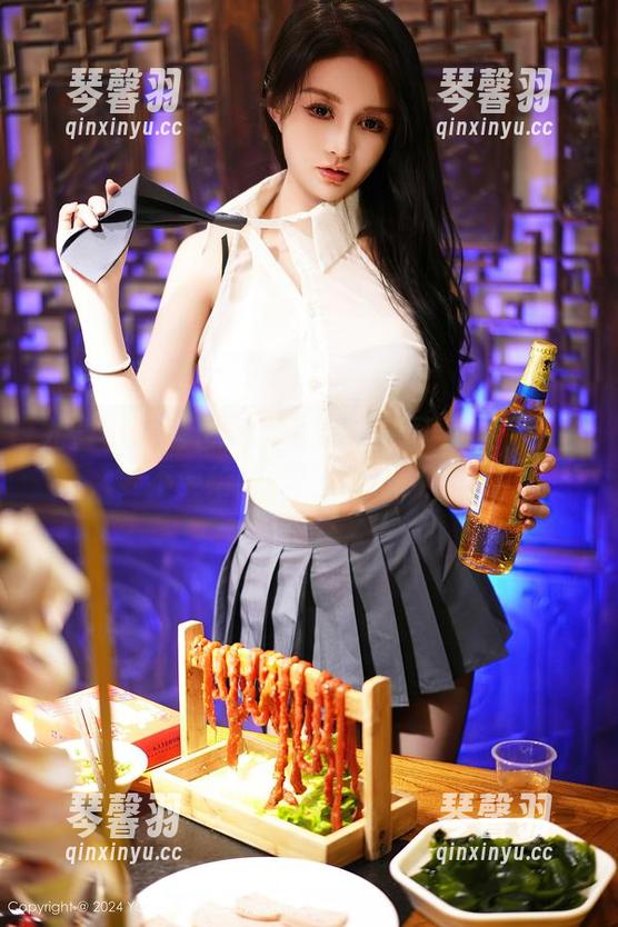 尤蜜荟-Carol周妍希 尤蜜荟 - 当白裙遇上Carol周妍希?我上天,要不要给我的图库申请个保卫战!